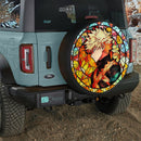 Katsuki Bakugo My Hero Academia Japan Anime Stained Glass Jeep Car Spare Tire Cover
