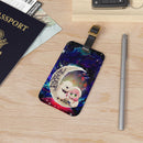 Anya Spy X Family Dog Love You To The Moon Galaxy Luggage Tag