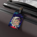 Anya X Damian Anime Couple Love You To The Moon Galaxy Luggage Tag