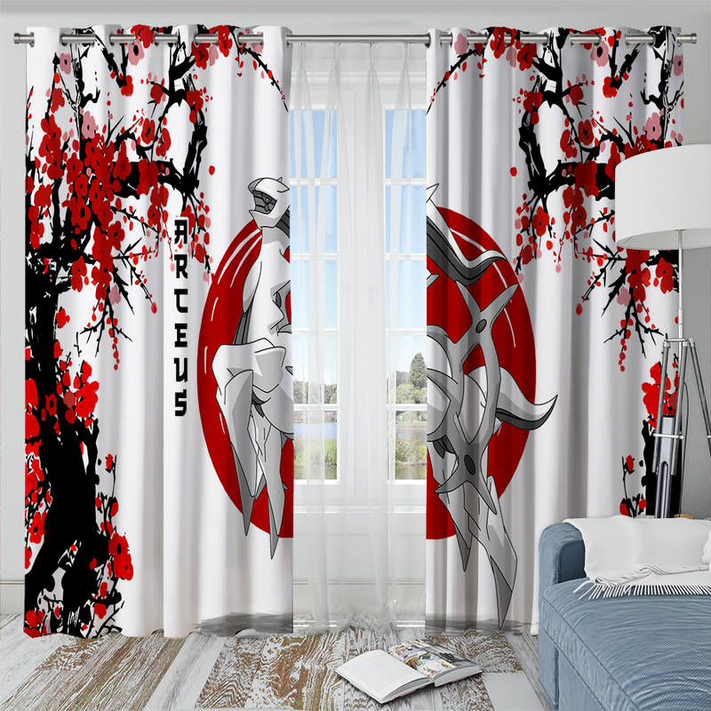 Arceus Pokemon Japan Style Window Curtain