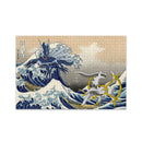 Arceus Vs Dialga Pokemon The Great Wave Jigsaw Puzzle