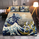 Arceus Vs Dialga Pokemon The Great Wave Quilt Bed Sets