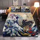 Arceus Vs Giratina Palkia Dialga Pokemon The Great Wave Quilt Bed Sets