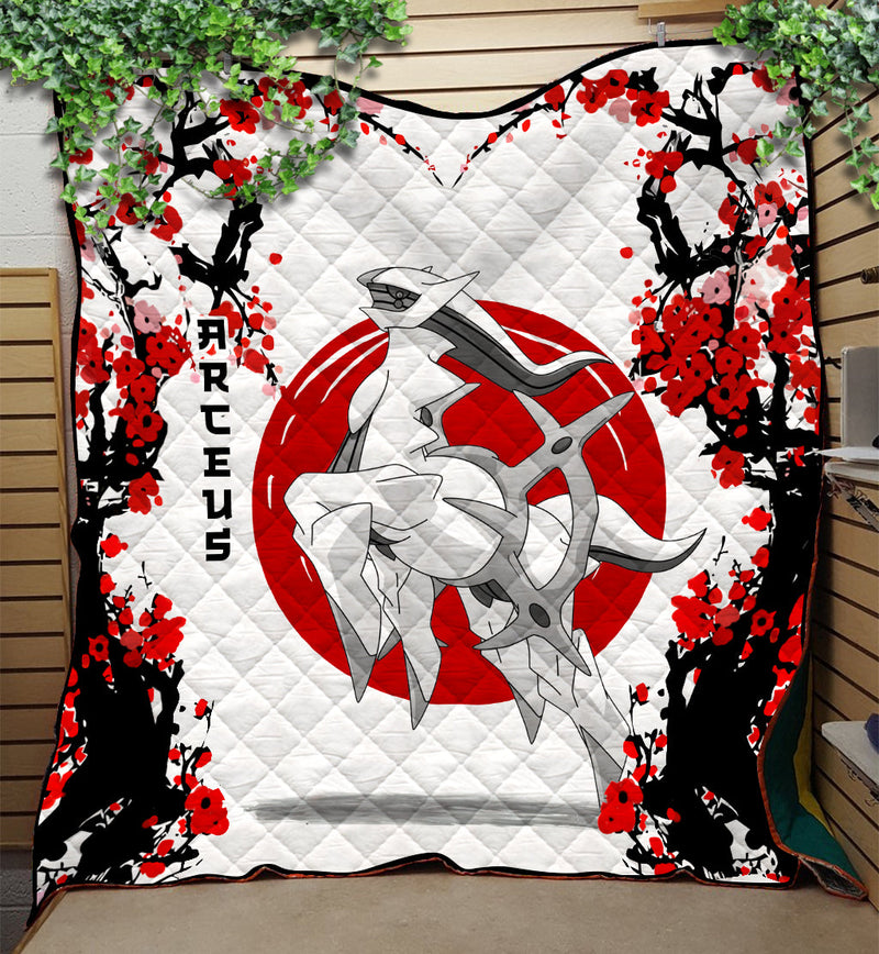 Arceus Pokemon Japan Style Quilt Blanket