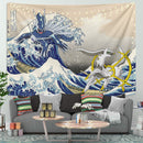 Arceus Vs Dialga Pokemon The Great Wave Tapestry
