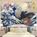 Arceus Vs Giratina Palkia Dialga Pokemon The Great Wave Tapestry