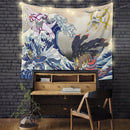 Arceus Vs Giratina Palkia Dialga Pokemon The Great Wave Tapestry