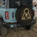 Mandala Meditating Astronaut Yoga Jeep Car Spare Tire Cover