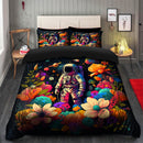 Astronaut Flower Bedding Set