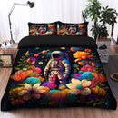 Astronaut Flower Bedding Set