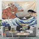 Attack On Titans The Great Wave Tapestry