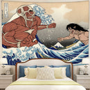 Attack On Titans The Great Wave Tapestry