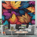 Autumn Leaf Colorfull Tapestry
