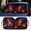 Tengen Toppa Kamina And Yoko Driving Custom Car Windshield Sunshades