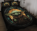 Yoda Stained Glass Quilt Bed Sets