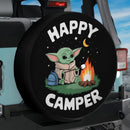 Yoda Happy Camper Jeep Car Spare Tire Cover