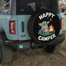 Yoda Happy Camper Jeep Car Spare Tire Cover