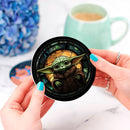 Yoda 1 Stained Glass Decor Coaster - Gift Idea
