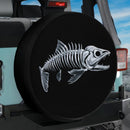 Fish Skeleton Jeep Car Spare Tire Cover