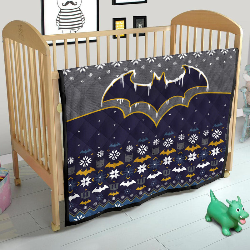 Batman Winter Christmas Quilt Blanket Nearkii