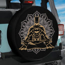 Mandala Meditating Batman Yoga Jeep Car Spare Tire Cover