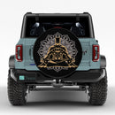 Mandala Meditating Batman Yoga Jeep Car Spare Tire Cover
