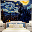 Batman Starry Night Tapestry