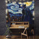 Batman Starry Night Tapestry