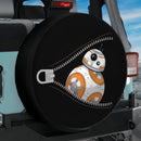 BB-8 Robot Unzipped Jeep Car Spare Tire Cover
