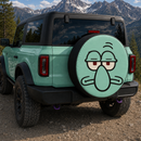 Squidward Tentacles Custom Jeep Wheel Cover With Camera Hole