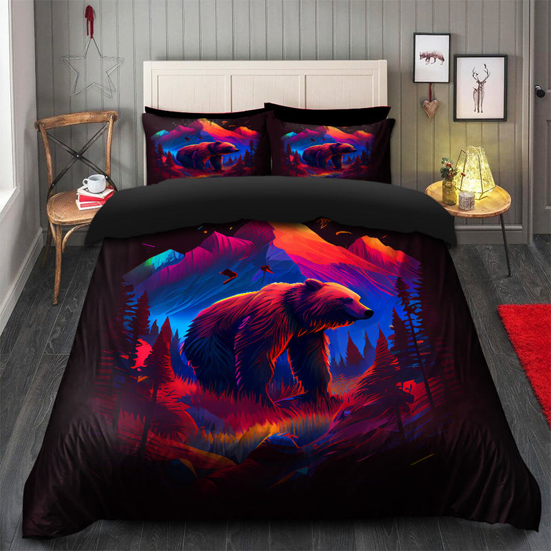 Bear Mountain Bedding Set Duvet Cover And 2 Pillowcases