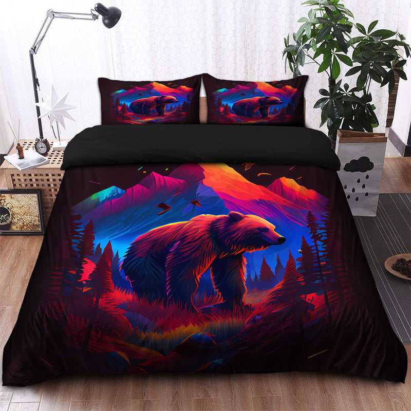 Bear Mountain Bedding Set Duvet Cover And 2 Pillowcases