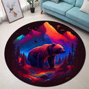 Bear Mountain Round Rug