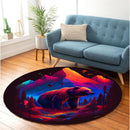 Bear Mountain Round Rug
