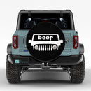 Beer Jeep Car Spare Tire Cover