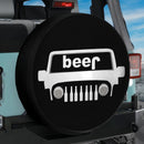 Beer Jeep Car Spare Tire Cover