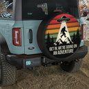 Bigfoot UFO Get In We Going On An Adventure Jeep Car Spare Tire Cover