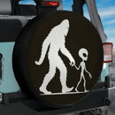 Funny Bigfoot And Alien Jeep Car Spare Tire Cover