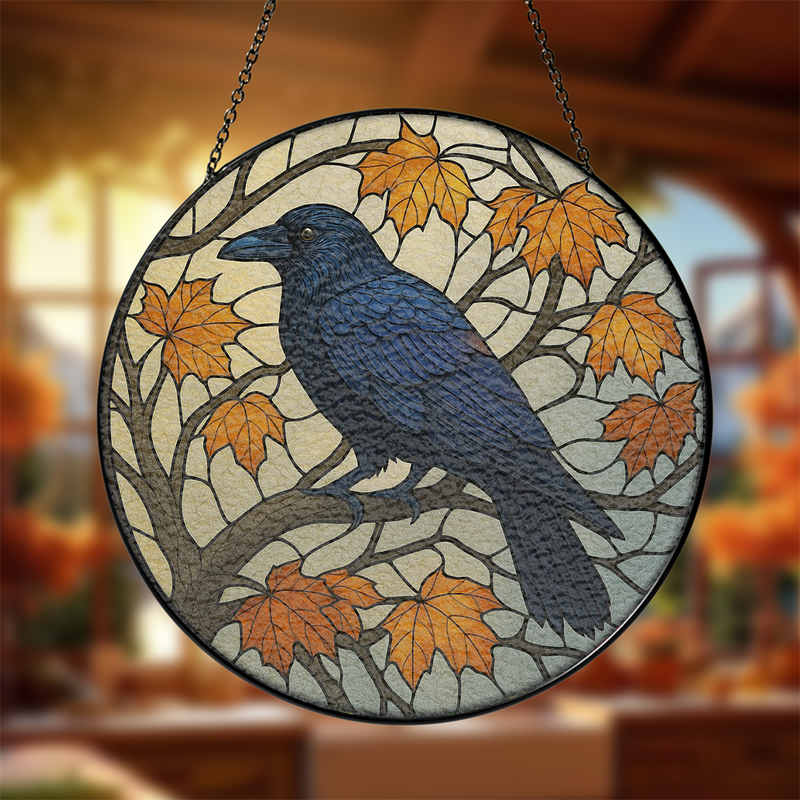 Bird Stained Glass Suncatcher
