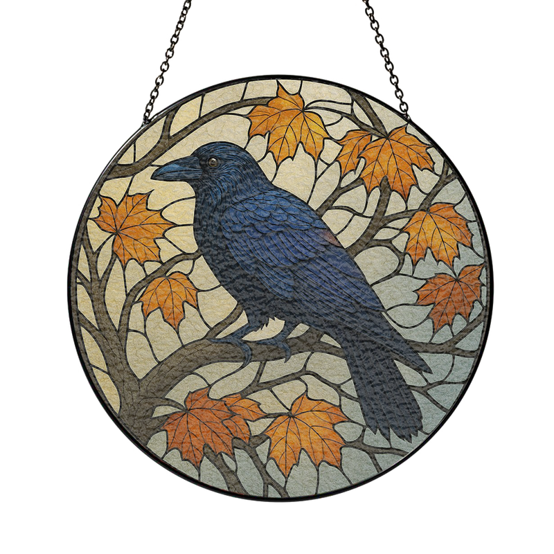 Bird Stained Glass Suncatcher