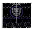 Black Panther Window Curtain