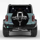Black Panther Unzipped Jeep Car Spare Tire Cover