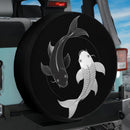 Japan Yin-Yang Couple Koi Fish Jeep Car Spare Tire Cover