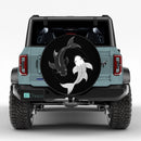 Japan Yin-Yang Couple Koi Fish Jeep Car Spare Tire Cover
