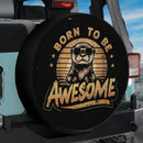 Cool Otter Born To Be Awesome Jeep Car Spare Tire Cover