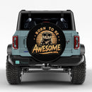 Cool Otter Born To Be Awesome Jeep Car Spare Tire Cover