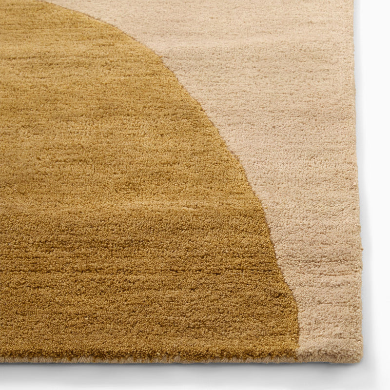 Brook Handwoven Wool Minimalist Rug Home Room Decor