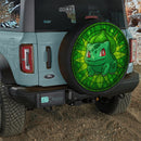 Bulbasaur Pokemon Stained Glass Jeep Car Spare Tire Cover