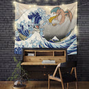 Bulbasaur Vs Charizard Pokemon The Great Wave Tapestry