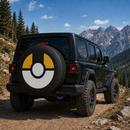 Ultra Ball Pokemon Car Spare Tire Cover With Camera Hole